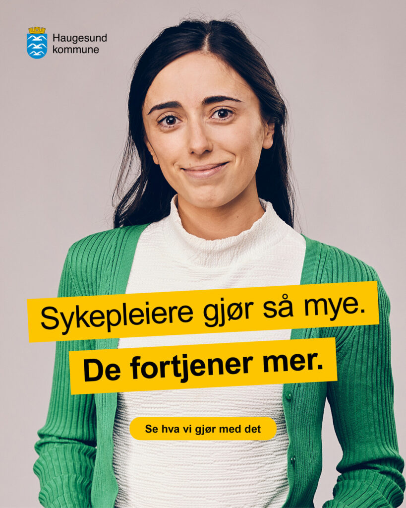 Sykepleierkampanje for Haugesund kommune